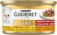 PURINA GOURMET Gold Kurczak Wątróbka w sosie 85g