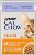 PURINA CAT CHOW Adult 1+ Jagnięcina Zielona fasolka 85g
