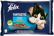 PURINA FELIX FANTASTIC Wybór Smaków z warzywami 4x85g