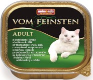 ANIMONDA Vom Feinsten Cat ADULT Indyk Królik 100g