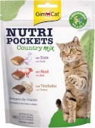 GIMCAT Nutri Pockets Country Mix Krokiecki dla kota 150g