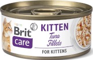 BRIT Care Cat GF Kitten Tuna Fillets Tuńczyk dla kociąt 70g