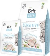 BRIT CARE Cat Grain-Free SENSITIVE Owady Śledź 400g
