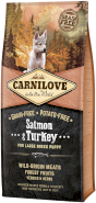 CARNILOVE Dog Puppy Large Salmon / Turkey 4kg