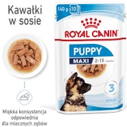 ROYAL CANIN Maxi Puppy w sosie 140g