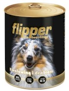 DOLINA NOTECI FLIPPER z Wołowiną i Drobiem dla psa 400g