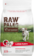 Vet Expert RAW PALEO Large Puppy Monoprotein Beef 2,5kg