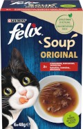 PURINA FELIX Soup Original Zestaw zup 6 x 48g