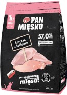 PAN MIĘSKO Kurczak z Królikiem dla kociąt XS 400g