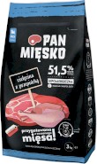 PAN MIĘSKO Cielęcina Przepiórka dla szczeniąt L 3kg