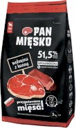 PAN MIĘSKO Wołowina z Koziną dla psa M 3kg