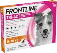 FRONTLINE TRI-ACT Spot-On S 5-10kg na kleszcze i owady 3szt.