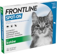 FRONTLINE Spot-On Kot Krople na kleszcze pchły 3szt.
