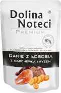 DOLINA NOTECI Premium Danie Łosoś Marchewka Ryż 300g