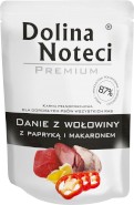 DOLINA NOTECI Premium Danie Wołowina Papryka Makaron 300g