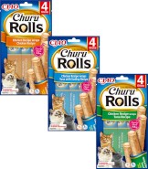 INABA Cat Churu Rolls Chicken Recipe Kurczak 4x10g