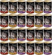DOLINA NOTECI PIPER PIES 400g JUNIOR MIX SMAKÓW 24szt + JUNIOR INDYK SUCHA 12kg