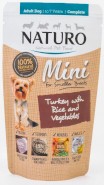 NATURO Adult Dog MINI Indyk Ryż Warzywa 150g