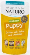 NATURO Puppy Dog GF Kurczak Ziemniaki Warzywa tacki 12x150g