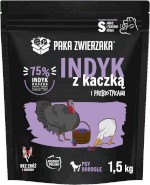 PAKA ZWIERZAKA Indyk z Kaczką S bez zbóż 1,5kg