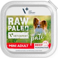 Vet Expert RAW PALEO Mini Adult Monoprotein Beef 150g