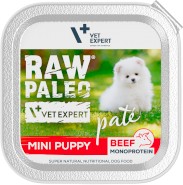 Vet Expert RAW PALEO Mini Puppy Monoprotein Beef 150g