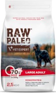 Vet Expert RAW PALEO Large Adult Monoprotein Beef 2,5kg