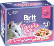 BRIT Premium Cat Family Plate Jelly MIX Saszetek 12 x 85g