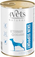 4VETS Natural SKIN SUPPORT dla psa z alergiami skórnymi 400g