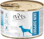 4VETS Natural SKIN SUPPORT dla psa z alergiami skórnymi 185g