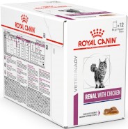 ROYAL CANIN VET RENAL Feline Chicken KURCZAK 12x85g