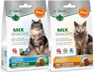DR SEIDEL Mix Snacks 2w1 Świeży Oddech i Malt dla kota 60g