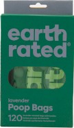 EARTH RATED Reklamówki Lawendowe 120szt.