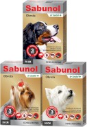 SABUNOL Obroża odblaskowa dla psa na kleszcze pchły 35cm