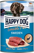 HAPPY DOG Sensible Pure SWEDEN Dziczyzna 400g