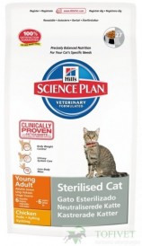 HILLS SP Feline Young Adult Sterilised Cat Chicken 1,5kg Tanio Detal Hurt Warszawa
