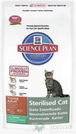 HILLS SP Feline Young Adult Sterilised Cat Tuna 1,5kg Tanio Detal Hurt Warszawa