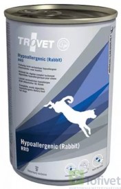 TROVET RRD Hypoallergenic Dog Rabbit Królik 400g