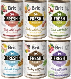 BRIT FRESH Turkey Peas Indyk Groch puszka 400g - Zdjęcie nr 2