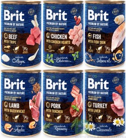 BRIT Premium by Nature FISH Rybia Skóra Olej Łososia 400g - Zdjęcie nr 3