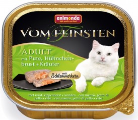 ANIMONDA Vom Feinsten Cat DS ADULT Indyk Kurczak Zioła 100g - Zdjęcie główne