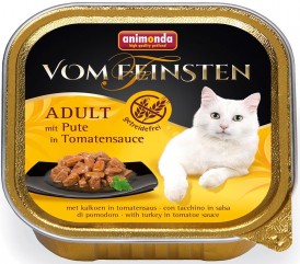 ANIMONDA Vom Feinsten Cat ADULT Indyk Pomidory Sos 100g - Zdjęcie główne