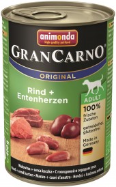 ANIMONDA Grancarno ADULT Wołowina Kacze Serca 400g - Zdjęcie nr 3