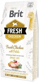 BRIT FRESH Chicken Potato Adult Kurczak Ziemniaki 2,5kg