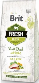 BRIT FRESH Duck Millet Active Kaczka dla aktywnych 12kg