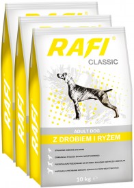 DOLINA NOTECI Rafi Classic SUCHA Drób Ryż 3x10kg - Zdjęcie główne