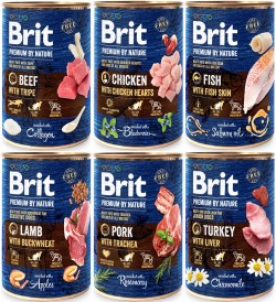 BRIT Premium by Nature BEEF Wołowina Kolagen 400g - Zdjęcie główne