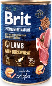 BRIT Premium by Nature LAMB Jagnięcina Gryka Jabłka 400g - Zdjęcie główne