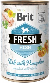 BRIT FRESH Fish Pumpkin Ryba Dynia puszka 400g - Zdjęcie główne