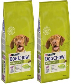 PURINA Dog Chow Adult 1+ Lamb 2x14kg